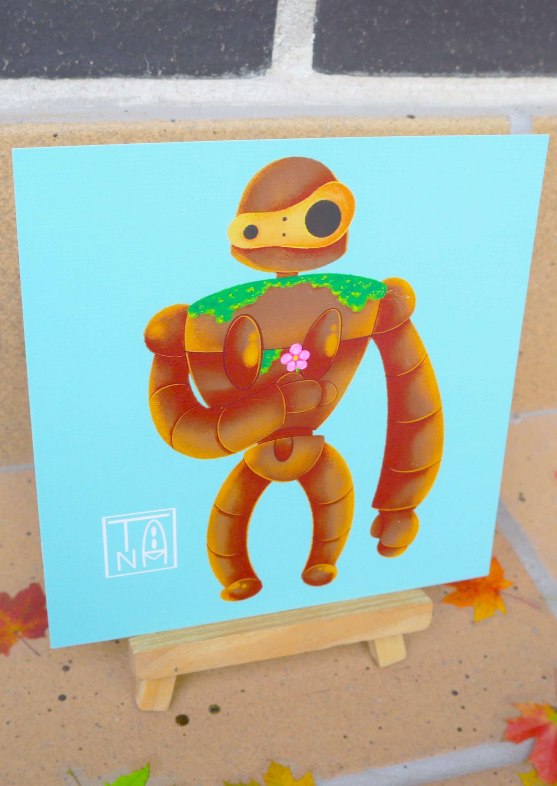 Ilustración Robot Guardián Laputa